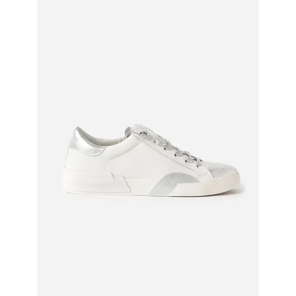 Dolce Vita Zina White Silver Sneaker 9
